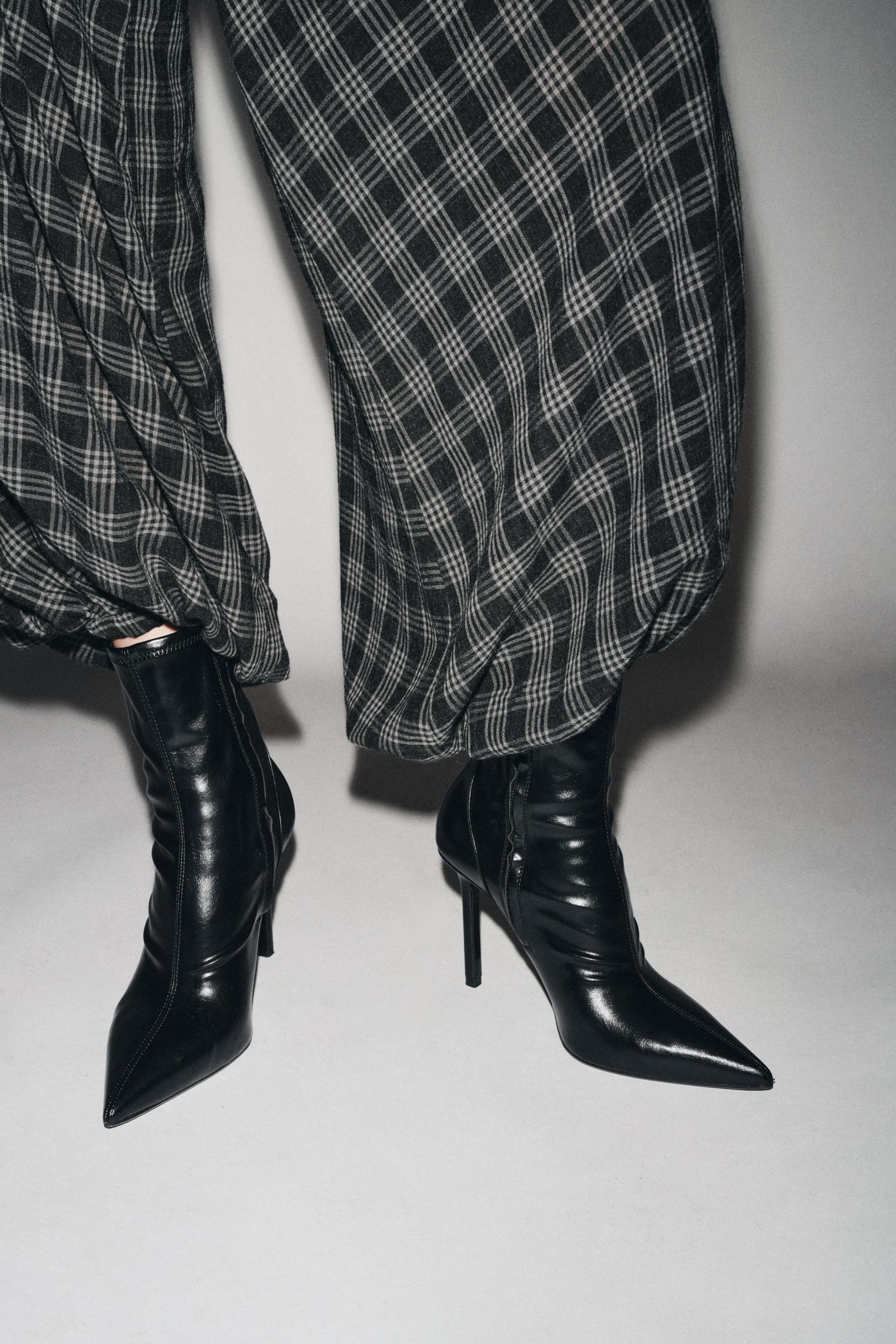 STILETTO HEELED ANKLE BOOTS